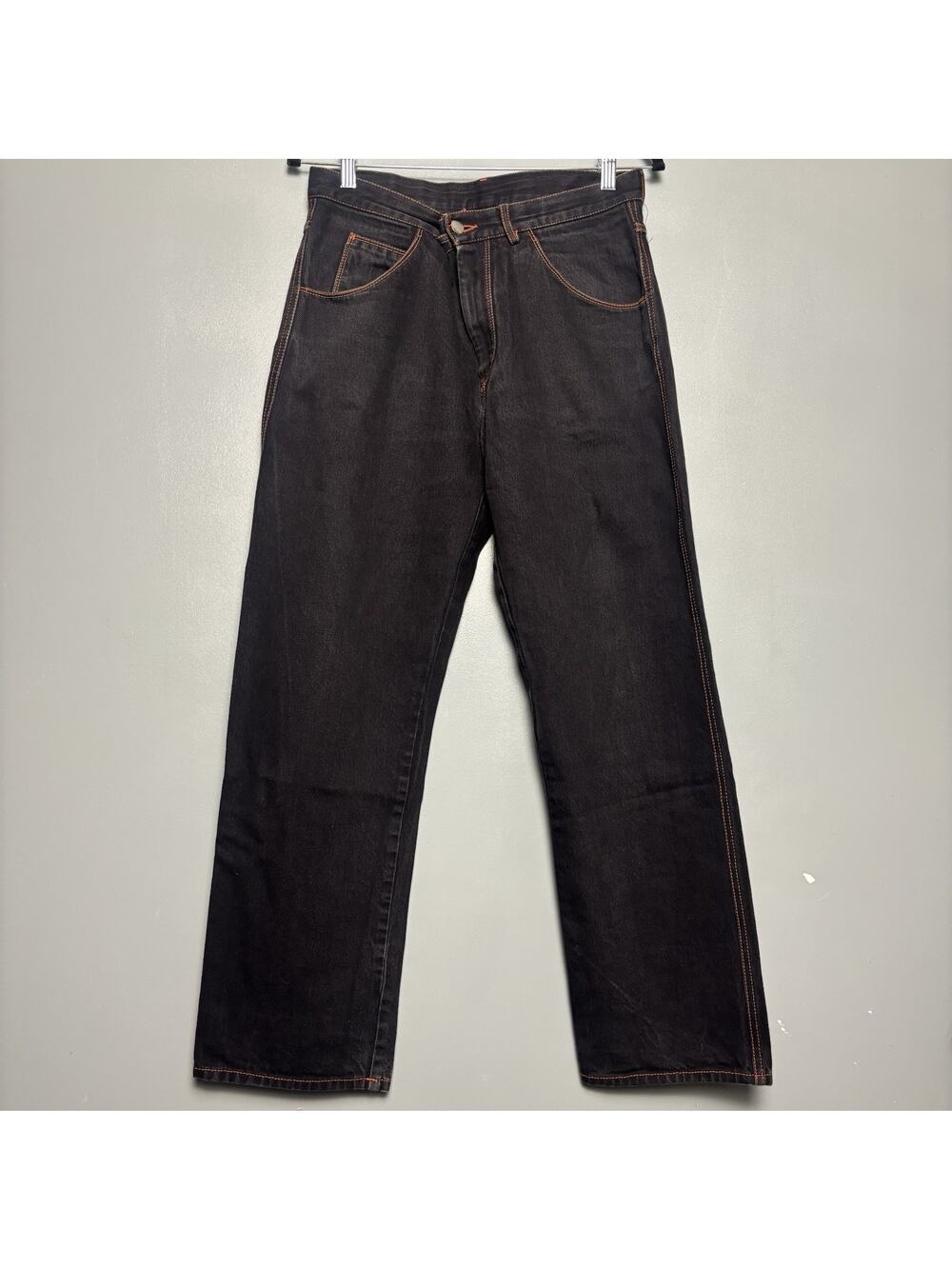 GOSHA RUBCHINSKIY Men’s Raw Denim Jeans Pants Blue Small 29